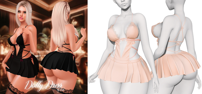 Lush - Dolly Dress Salmon