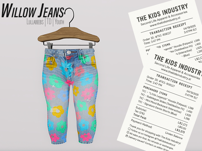 [TKI] Retro Denim Willow Jeans