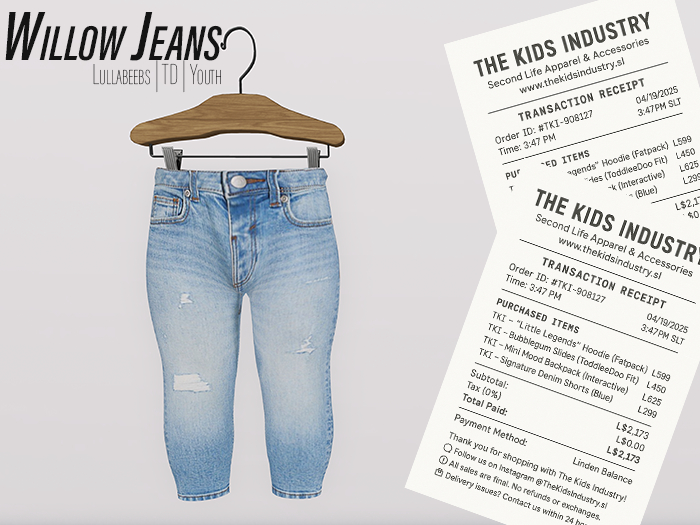 [TKI] Denim V4  Willow Jeans