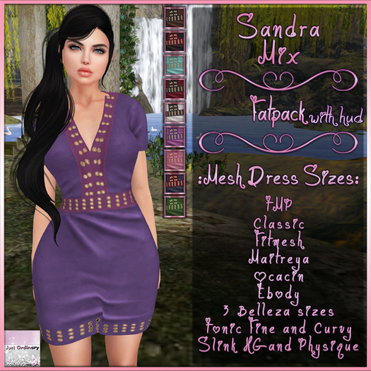 Sandra Dress With Hud Mix