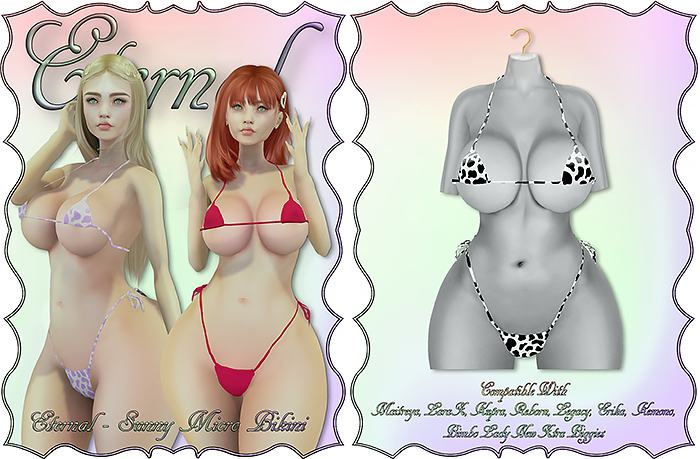 Eternal - Sunny Micro Bikini - Cow Print