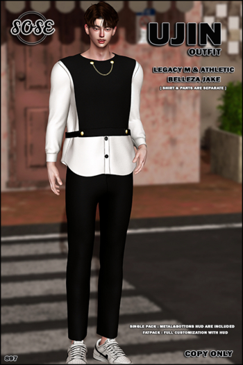 [SOSE] UJIN SHIRT - PEACH