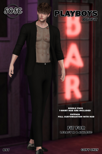[SOSE] PLAYBOYS OUTFIT - PURPLE