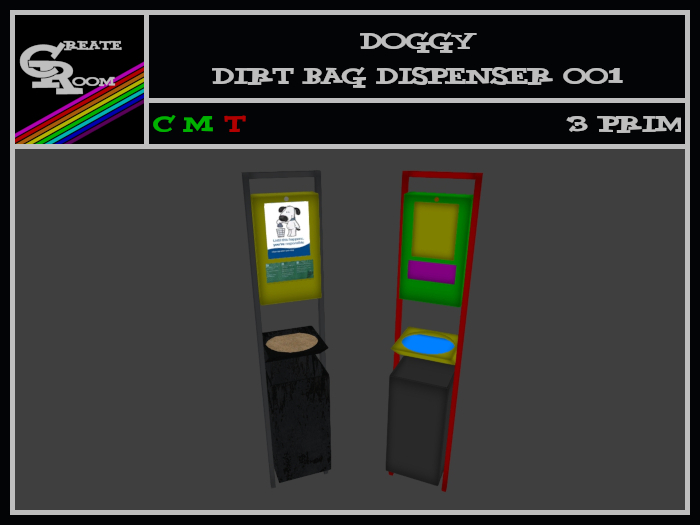 CreateRoom - Dirt Bag Dispenser 001