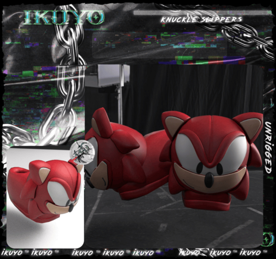 #IK Knuckles Slippers