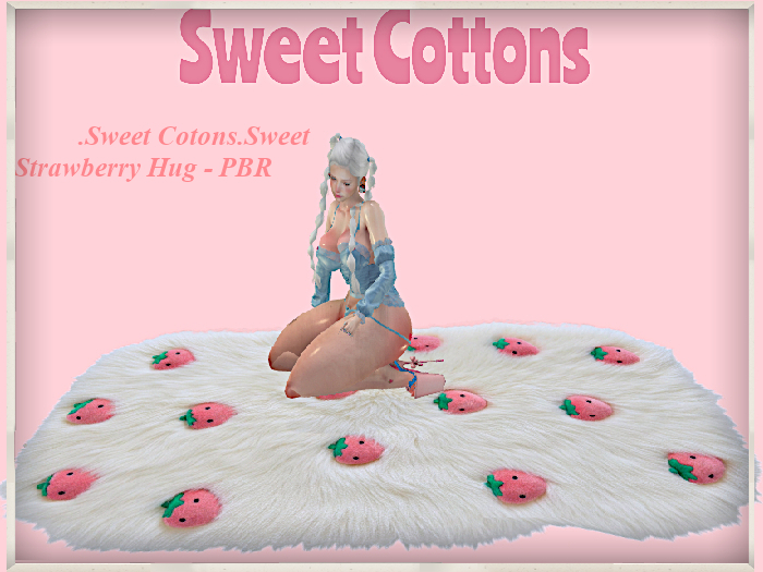 .Sweet Cotons.Sweet Strawberry Hug - PBR