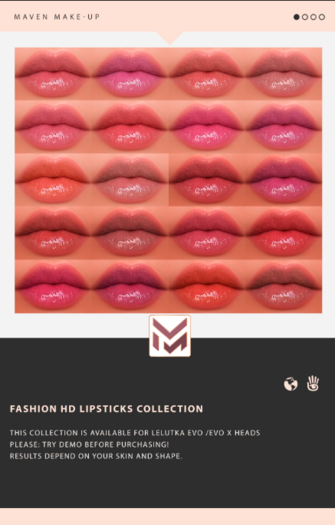 .: MAVEN :. FASHION HD LIPSTICKS COLLECTION FATPACK