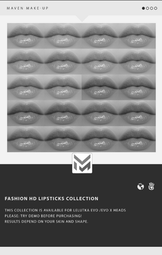 .: MAVEN :. FASHION HD LIPSTICKS COLLECTION DEMO