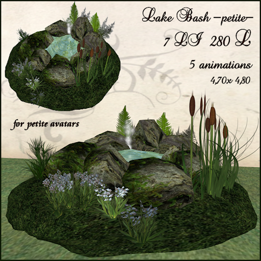 petite_lake bath with 5 animations