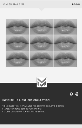 .: MAVEN :. INFINITE HD LIPSTICKS COLLECTION DEMO