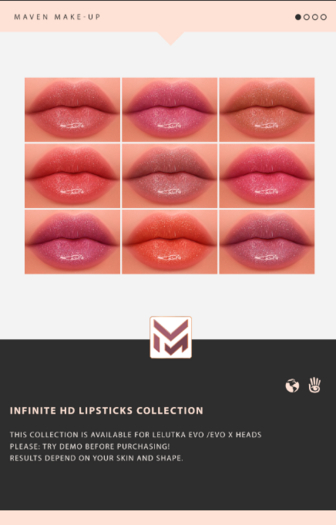 .: MAVEN :. INFINITE HD LIPSTICKS COLLECTION