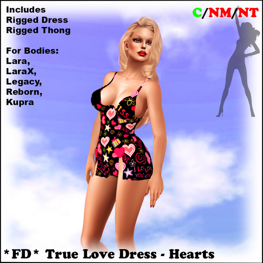 *FD* True Love Dress [Boxed] Hearts