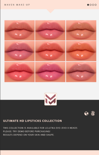.: MAVEN :. ULTIMATE HD LIPSTICKS COLLECTION EVO/ EVO X