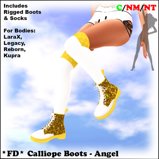 *FD* Calliope Boots [Boxed] Angel
