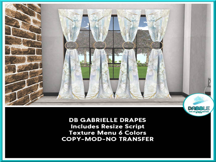 DB GABRIELLE DRAPES add me