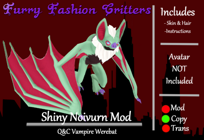 ~FF~ Noivurn Werebat - Shiny