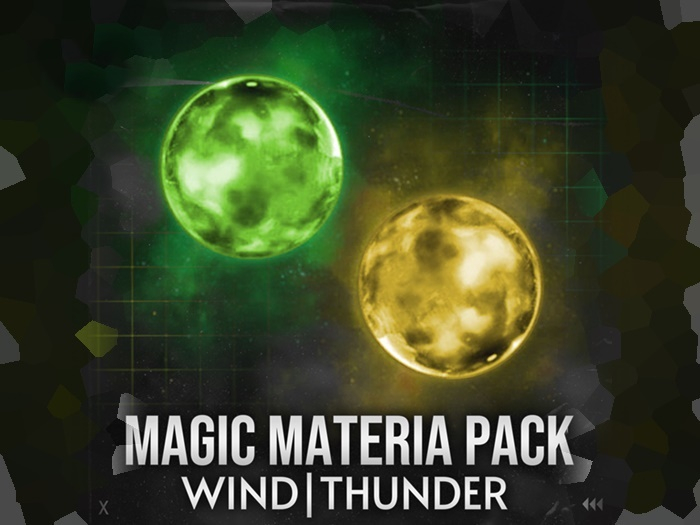 [TREVOR] - SWORD MAGIC MATERIA - (WIND / THUNDER)