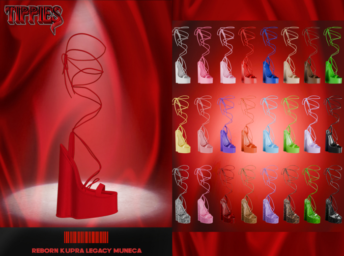 TIPPIES. Nova Heels In Red