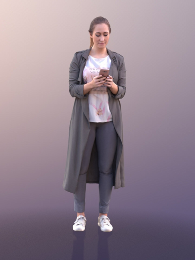 3D Mesh Full Prime 3D PEOPLE 27070071 _Rocio_100k