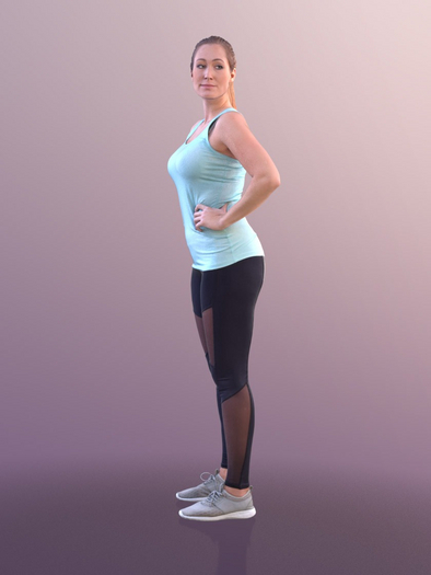 3D Mesh Full Prime 3D PEOPLE 27070073 _Rocio_100k