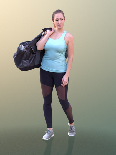 3D Mesh Full Prime 3D PEOPLE 27070074 _Rocio_100k