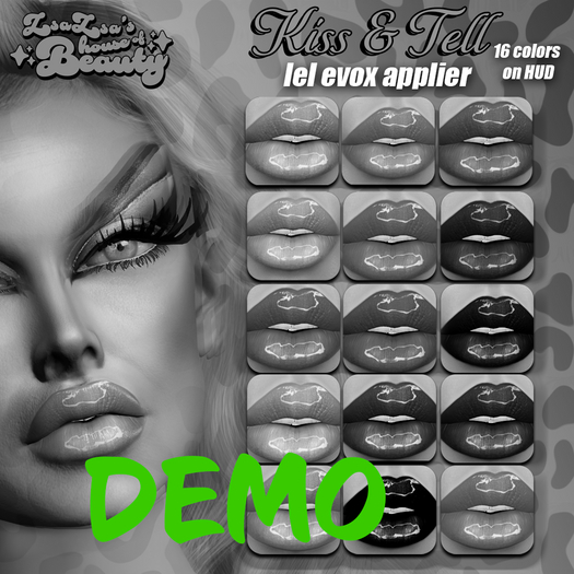 (ZHOB) Kiss & Tell LeL EvoX Applier Demo