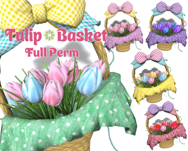 Beautiful Tulip's Basket