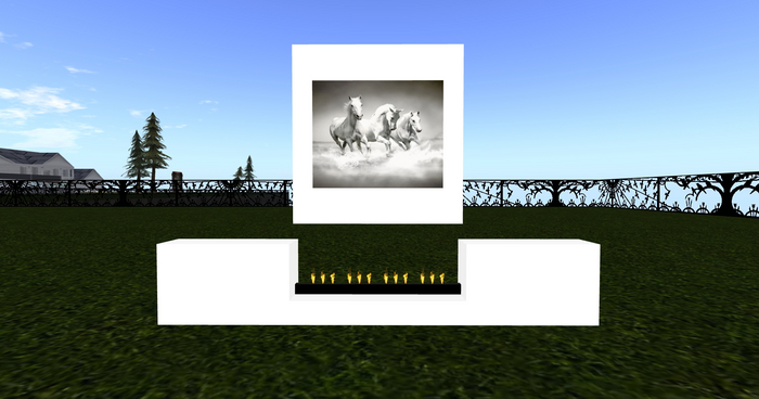 Fireplace gas modern 2