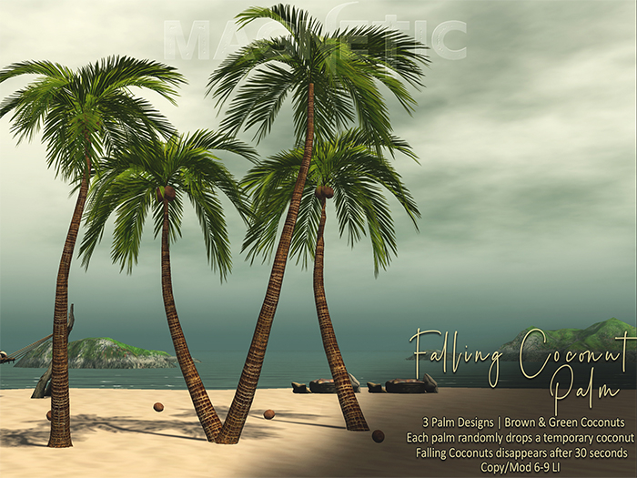 Magnetic - Falling Coconut Palm 
