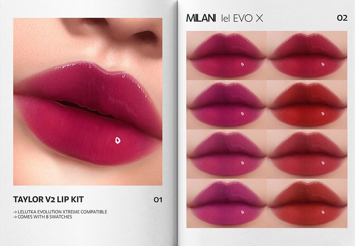 MILANI - "TAYLOR V2" LIP KIT / FATPACK