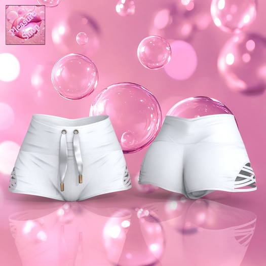 White Shape LARAX SHORTS