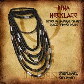 Bina Necklace [Black]