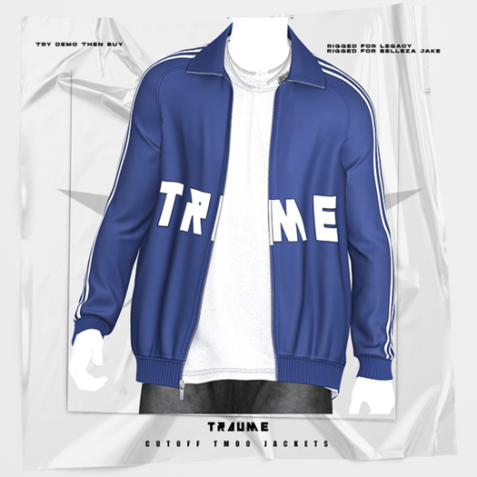 [Traume] CutOff TM00 Jacket Blue