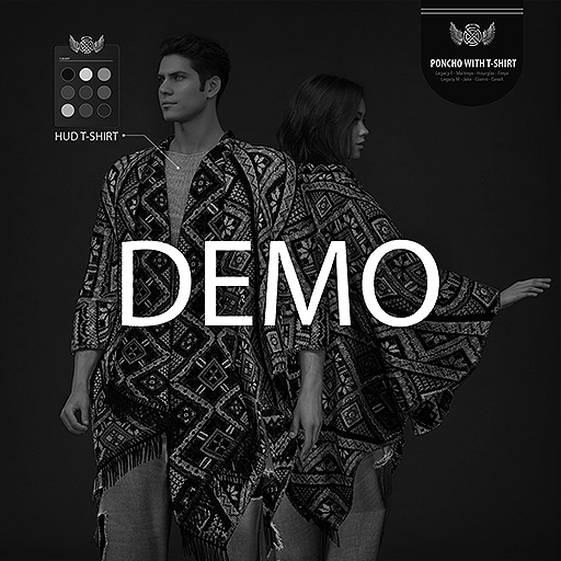 STOP-Poncho With T-shirt-DEMO