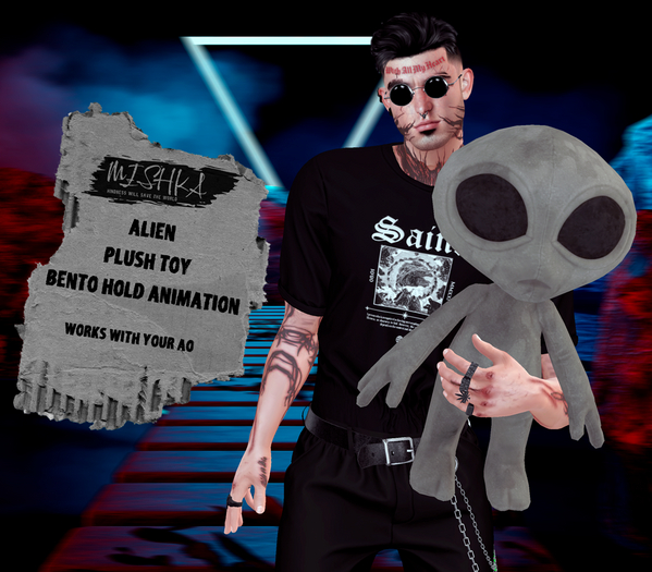 MISHKA Plush Alien toy