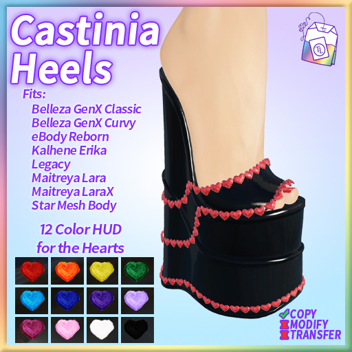 ~TL~ Castinia Heels w HUD