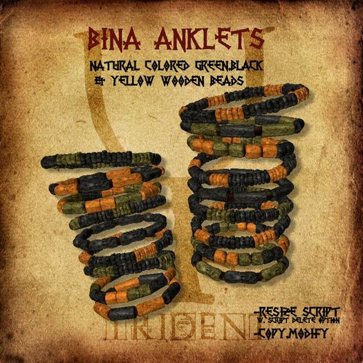 Bina Anklets [Green] 