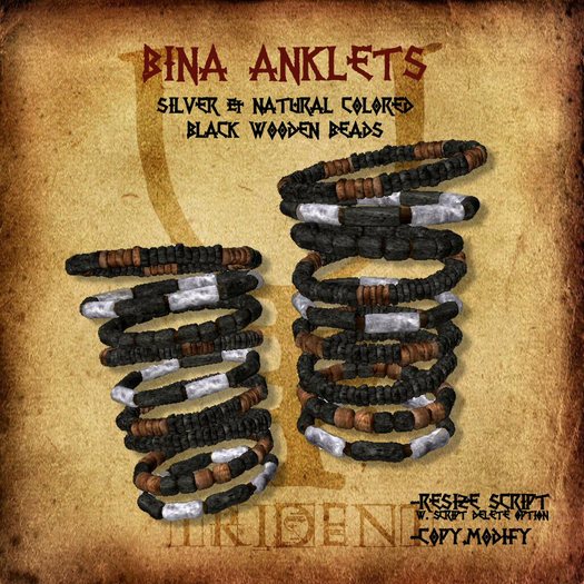 Bina Anklets [Black]