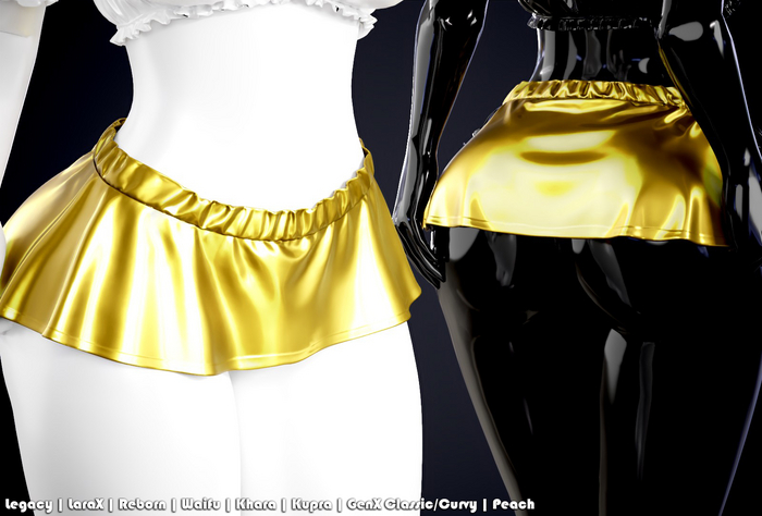 Zima Miniskirt Gold