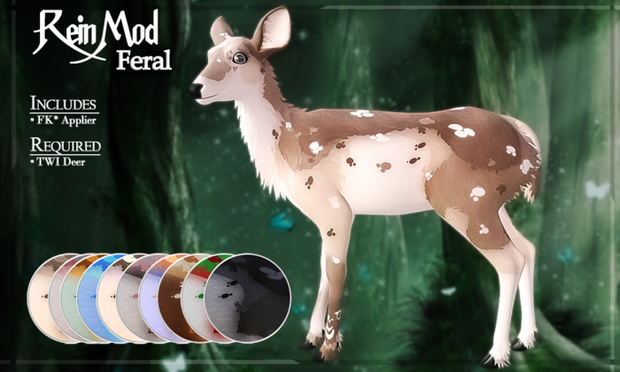 FK* Rein ☾☾MegaFatpack☽ ☾☾Feral☽☽ ☾☾TWI Deer☽☽