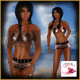 Cape Coral brown - Pink Butterfly