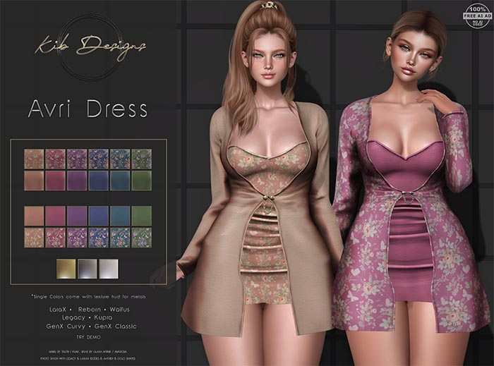 KiB Designs - Avri Dress FATPACK