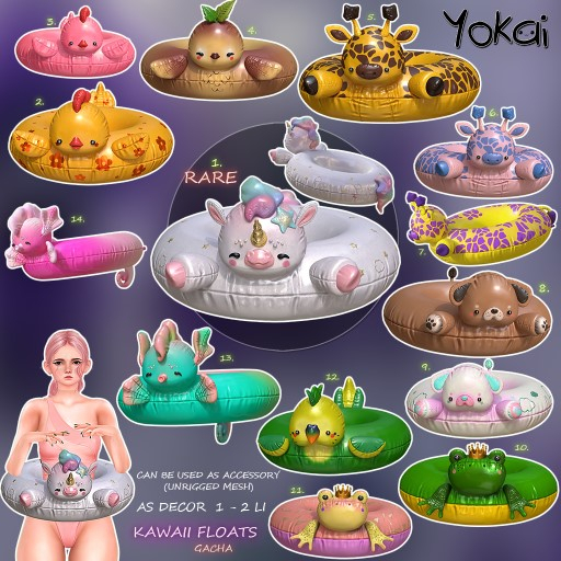YOKAI - Kawaii Floats Complete Set