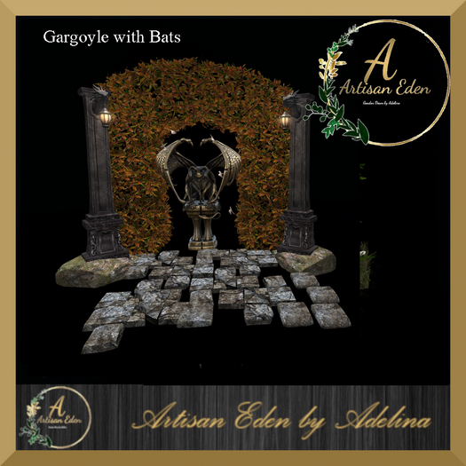  Gargoyle with Bats