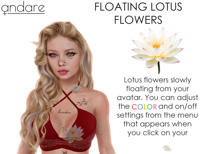 Andare - Floating Lotus Flowers. PACK DEMO