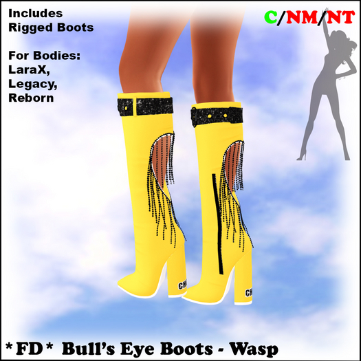 *FD* Bull's Eye Boots [Boxed] Wasp