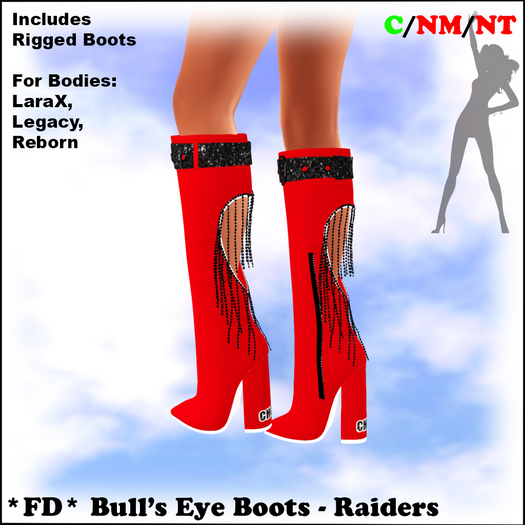 *FD* Bull's Eye Boots [Boxed] Raiders