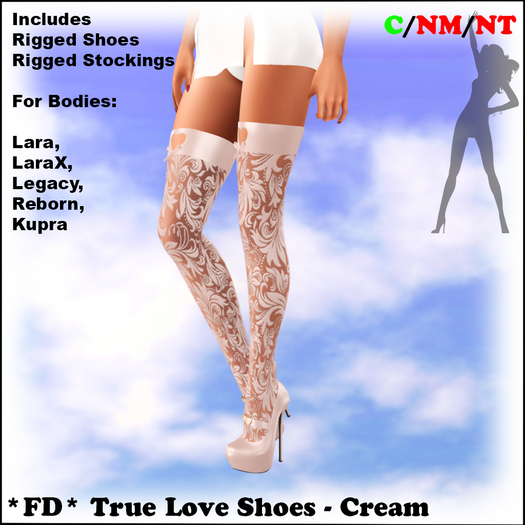 *FD* True Love Shoes [Boxed] Cream