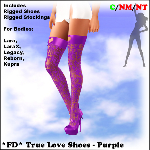 *FD* True Love Shoes [Boxed] Purple