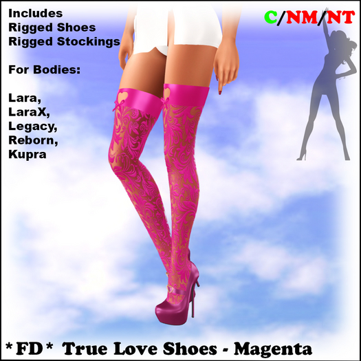 *FD* True Love Shoes [Boxed] Magenta